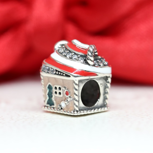 Pandora Sterling Silver Festive Gingerbread House Bead 792363C01 - Picture 5 of 8